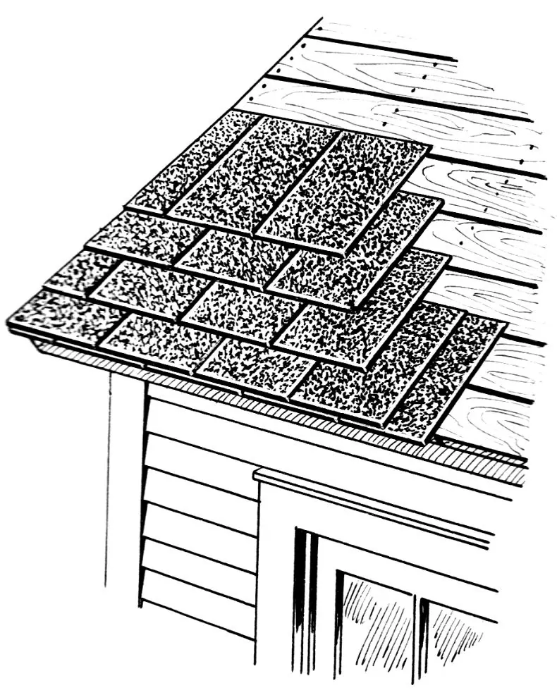 shingle roof sketch, shingle roofing, vanmartinroofing