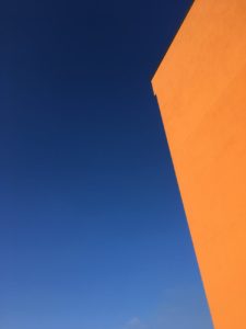 orange and blue abstract