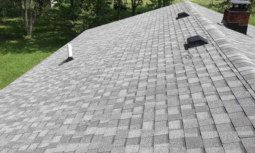 Shingle roof replacement CetainTeed New Lebanon, Ohio