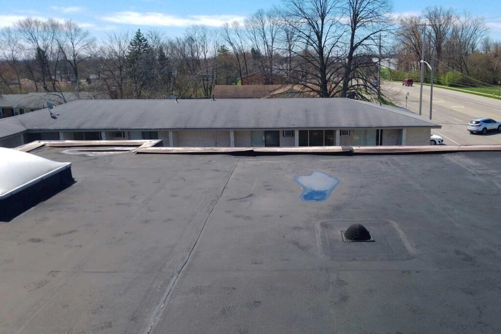 flat roof repairs in Vandalia, Ohio