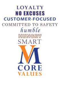 Van Martin Roofing's Core Values