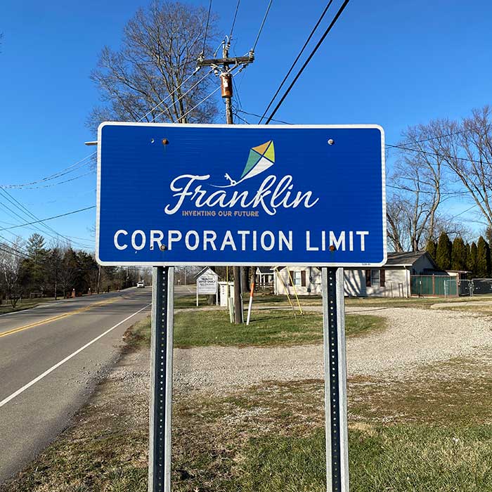 Franklin Ohio corp limit sign