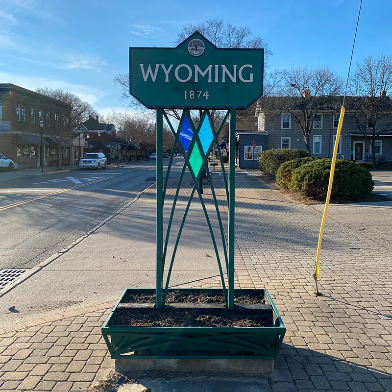 Wyoming Ohio sign