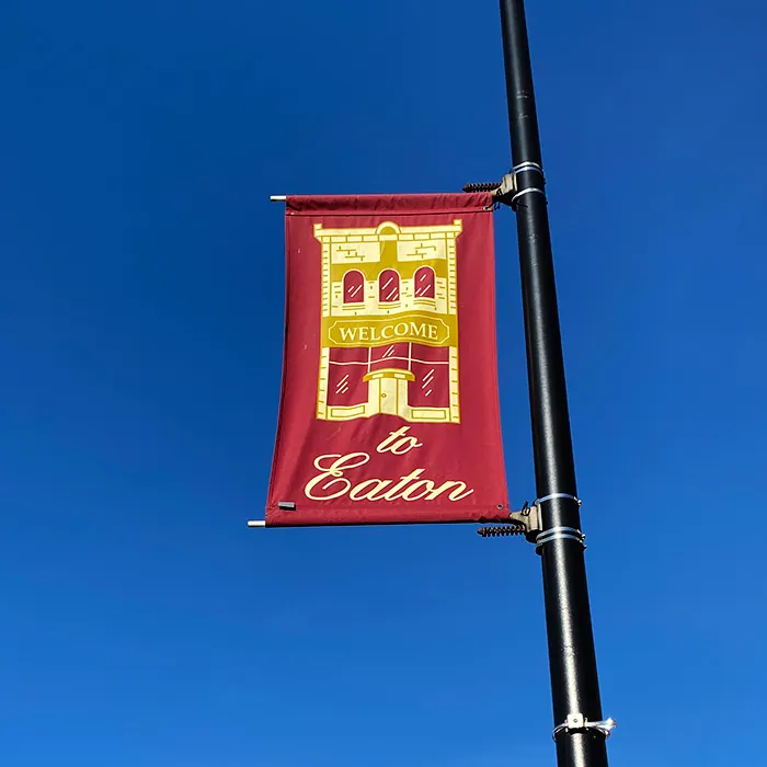Eaton Ohio welcome banner