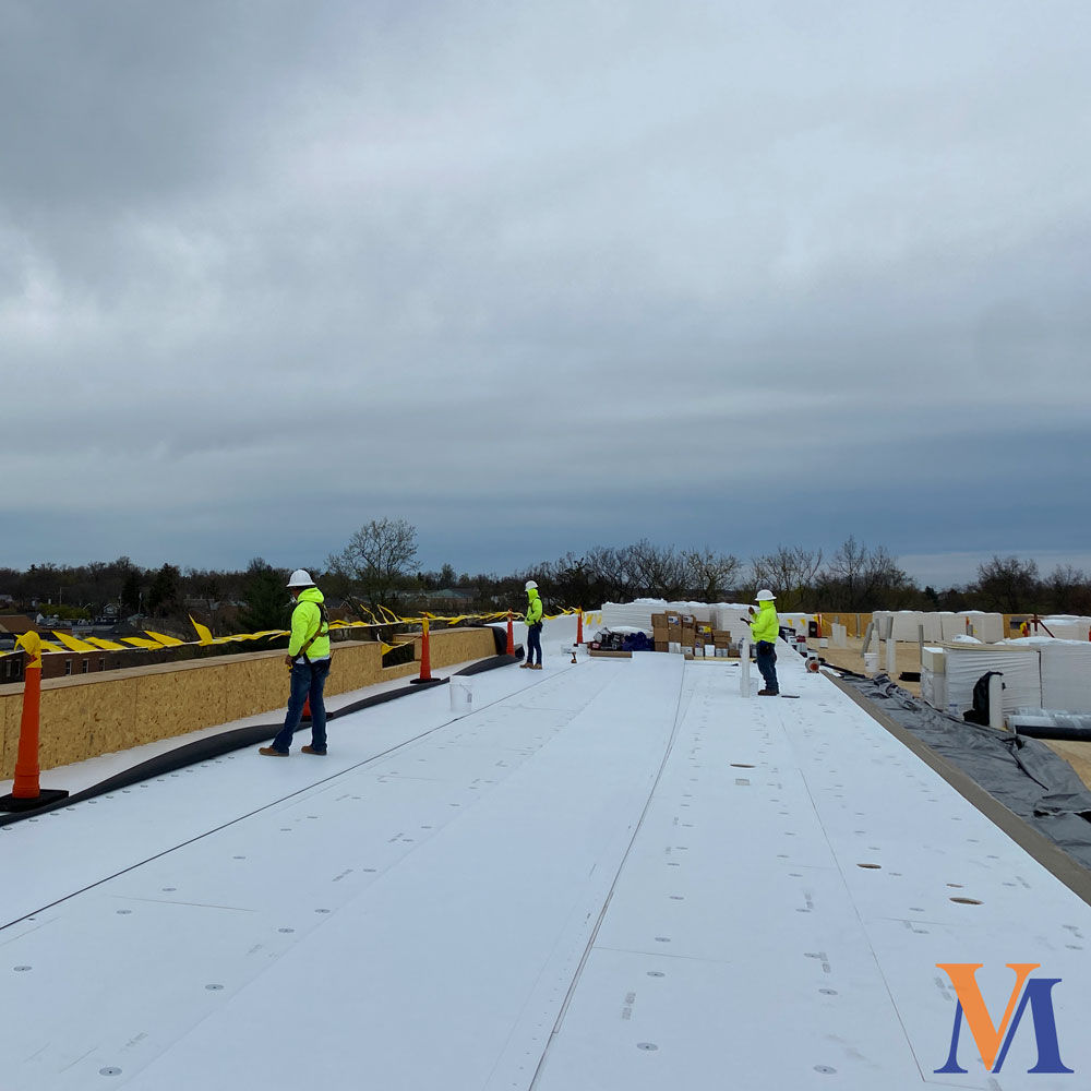 Commercial flat roof replacment