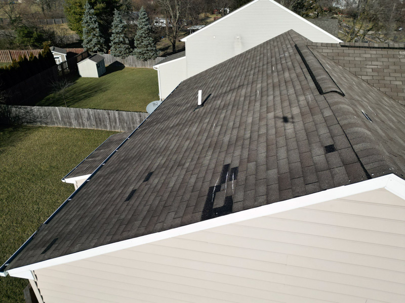 Done Shot of Roof Inspection in Huber Heights Ohio