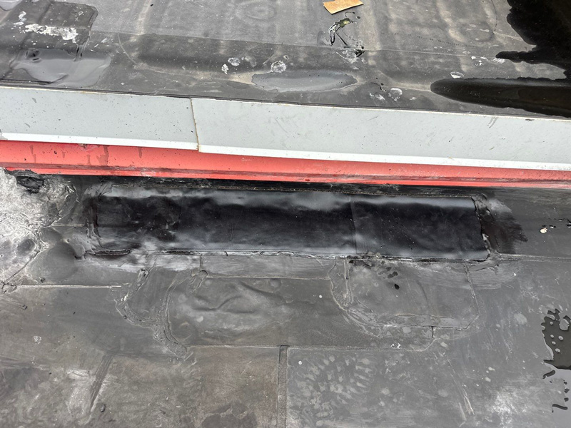 Emergency roof patch in Dayton Ohio