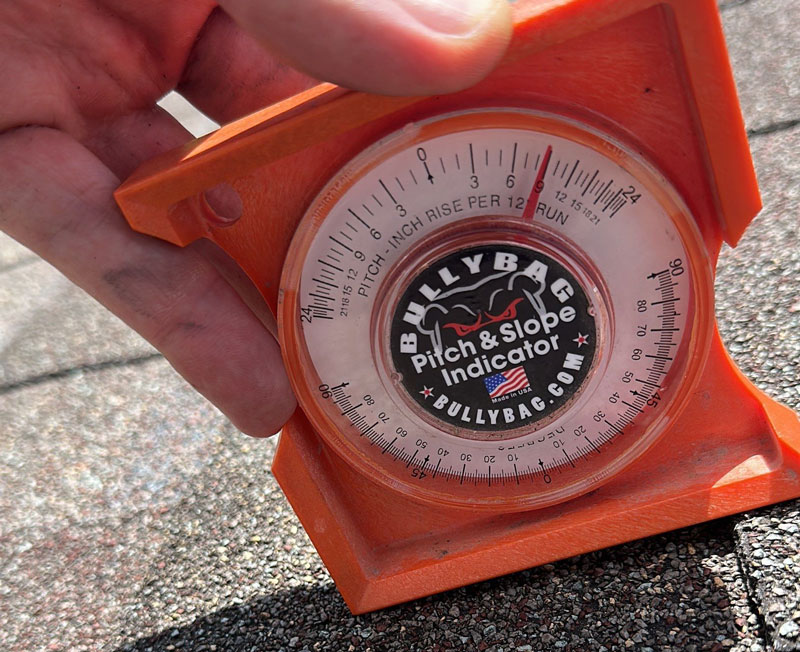 Huber Heights Roof Pitch and Slope Indicator